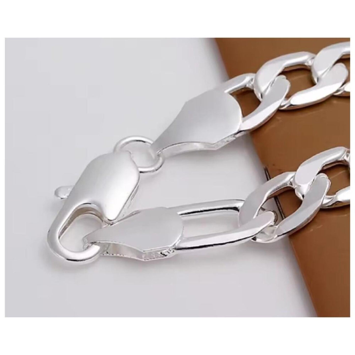 Figaro - Bracelet - silver - 10mm / 8"