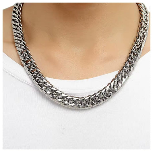 LA cuban link necklace - Stainless Steel - 20" / 10mm