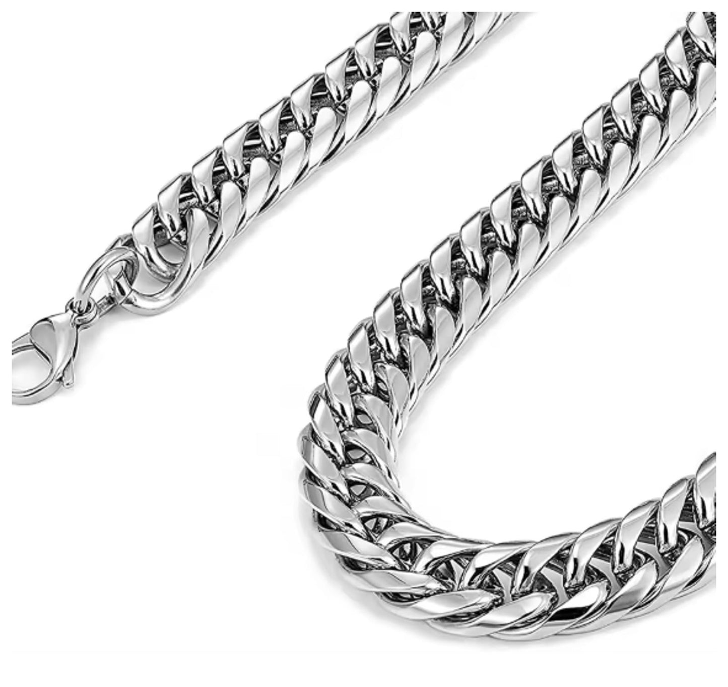 LA cuban link necklace - Stainless Steel - 20" / 10mm