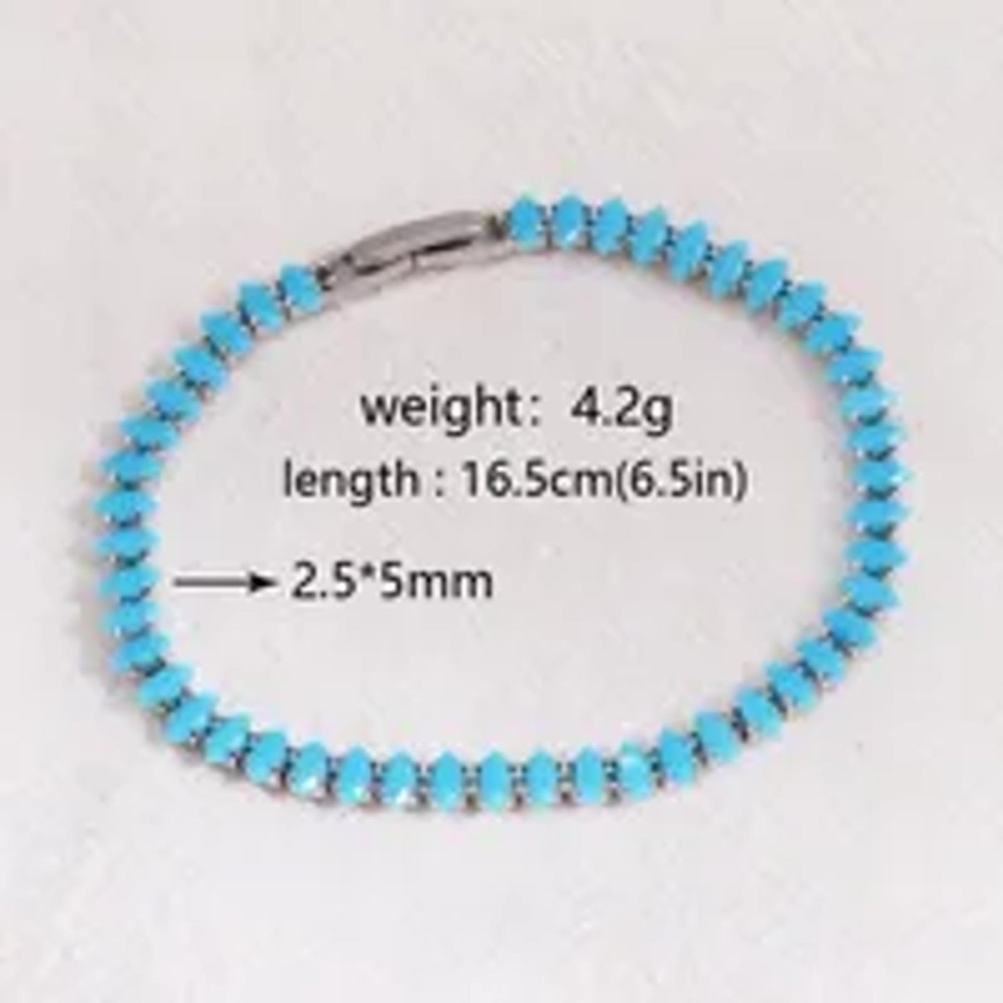 Lavender marquise tennis - Bracelet - Gold - CZs - 2.5 * 5mm / 6.5"