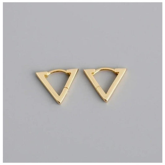V-shaped Huggies - gold - 1/2 inch