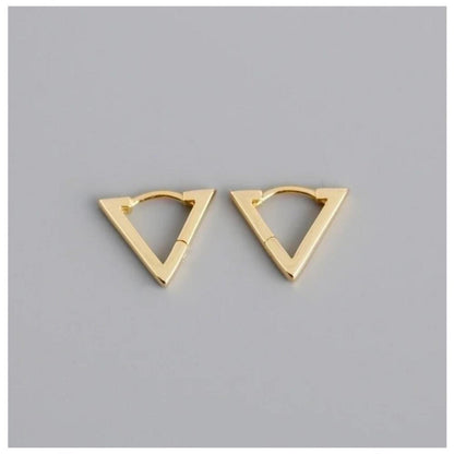 V-shaped Huggies - gold - 1/2 inch