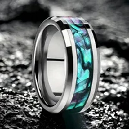 Multicolor band - Ring - stainless steel - Size 9
