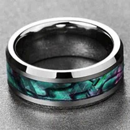 Multicolor band - Ring - stainless steel - Size 9