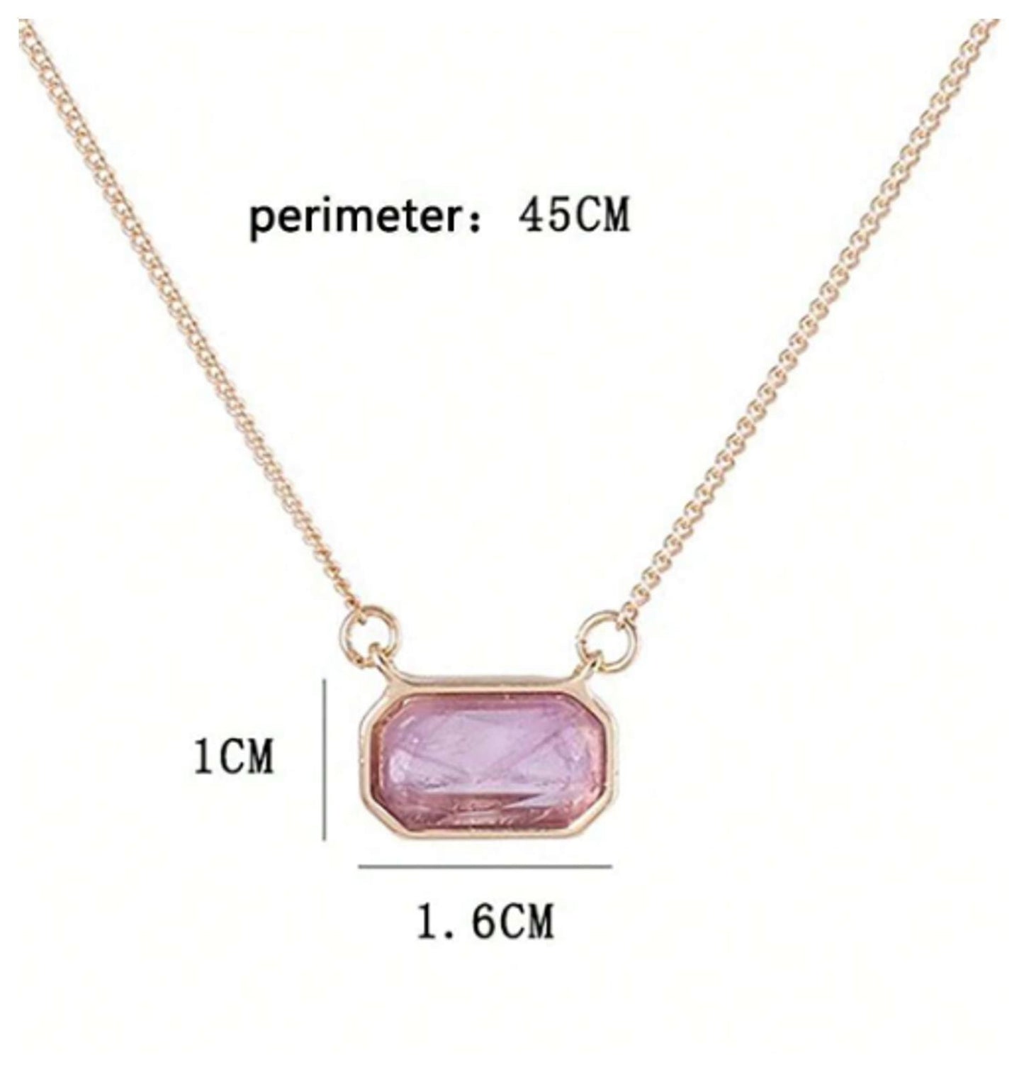 Off white sideways Necklace - Gold - 18"