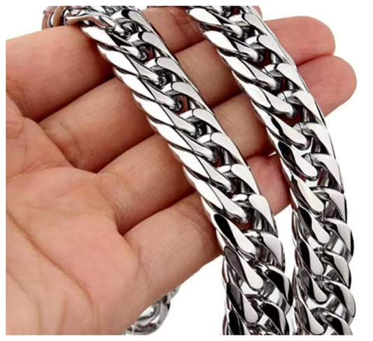 LA cuban link necklace - Stainless Steel - 20" / 10mm
