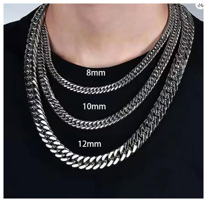 LA cuban link necklace - Stainless Steel - 20" / 10mm