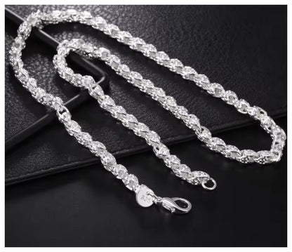 Faucet drip chain - Necklace - Silver - 5mm / 20"