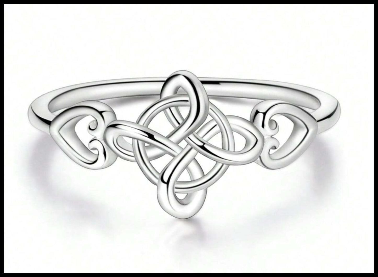 Celtic knot - Ring - Silver - Size 6