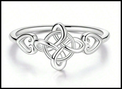 Celtic knot - Ring - Silver - Size 6