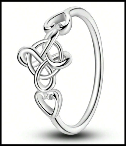 Celtic knot - Ring - Silver - Size 6