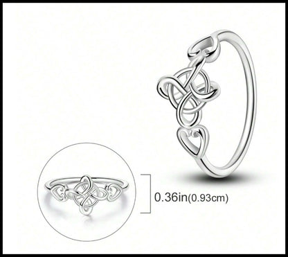 Celtic knot - Ring - Silver - Size 6