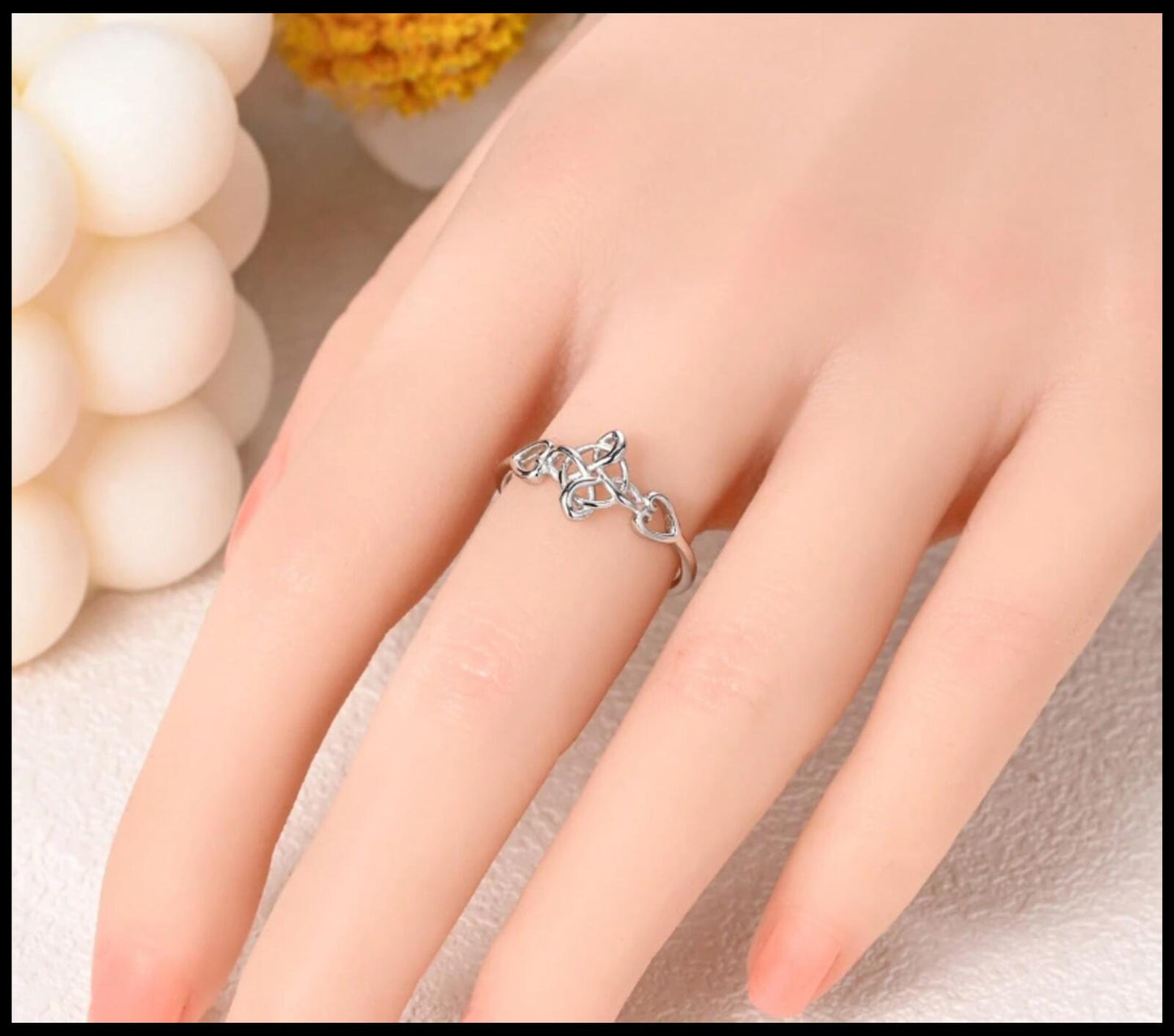 Celtic knot - Ring - Silver - Size 6