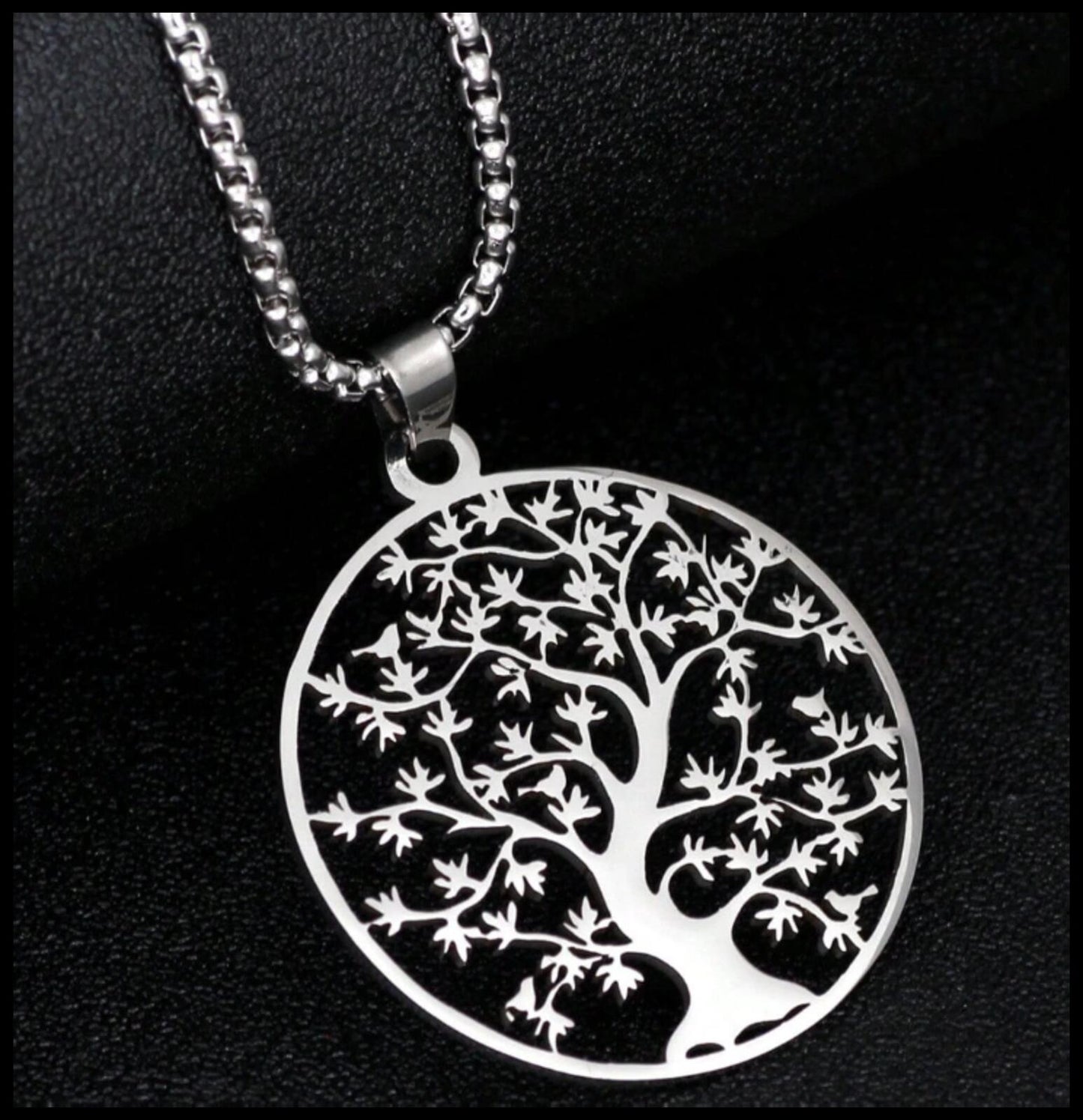 Tree of Life - Necklace - Stainless Steel - 20"