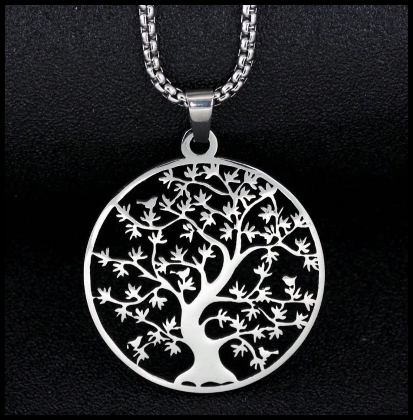Tree of Life - Necklace - Stainless Steel - 20"