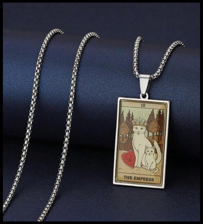 The empress tarot - Necklace - Stainless Steel - 20"