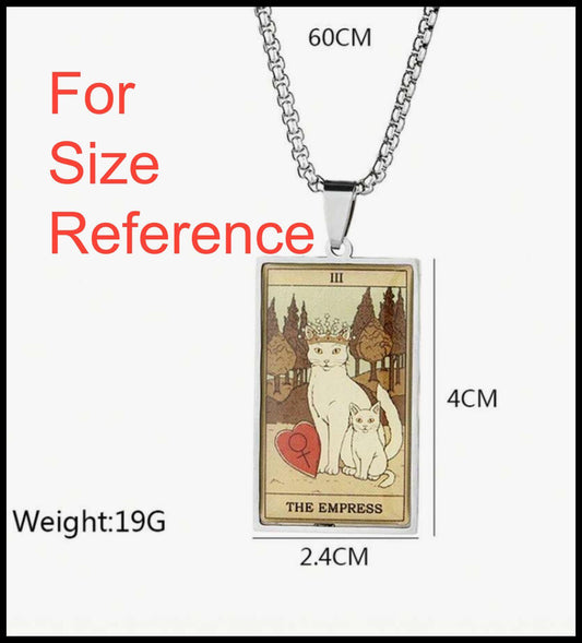 The empress tarot - Necklace - Stainless Steel - 20"